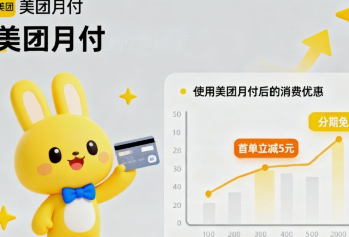 美团月付额度套出提现