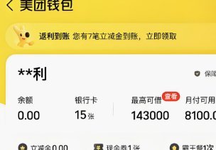 美团月付取现资金为何迟迟未到账？